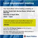 Police Local Engagement Meeting
