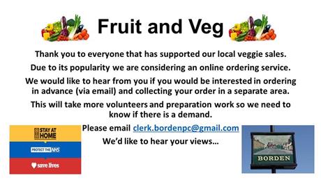  - Fruit and Veg Sales