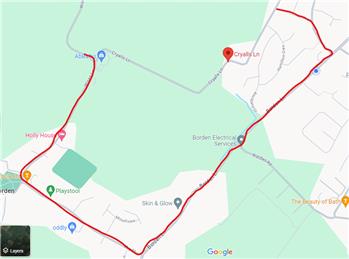 CRYALLS LANE ROAD CLOSURE FROM 6TH NOVEMBER 2023